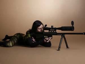 telescope, Sniper, gun