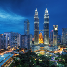 Twin, Towers, Kuala, Lumpur, Malaysia