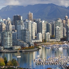 Vancouver, panorama, town