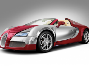 Red-Silver, Bugatti Veyron