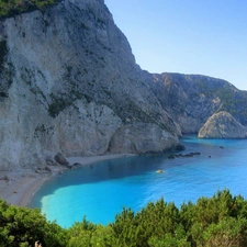 sea, trees, viewes, rocks