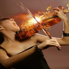 Big Fire, Women, violin