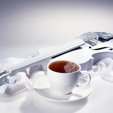 tea, violin