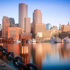water, Town, Boston