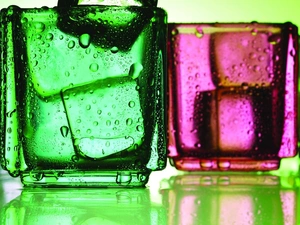 drops, water, knuckle, ice, Glass