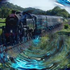 Train, ##, water, Wagons