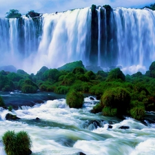 water, View, waterfall