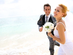 Women, wedding, photos, a man