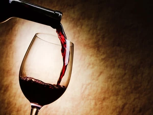 Red, glass, Bottle, Wine