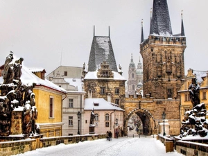 winter, Prague