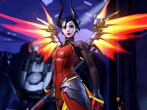 Mercy - Dr Angela Ziegler, game, Overwatch